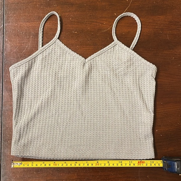 Gray cropped lounge set - Picture 6 of 6